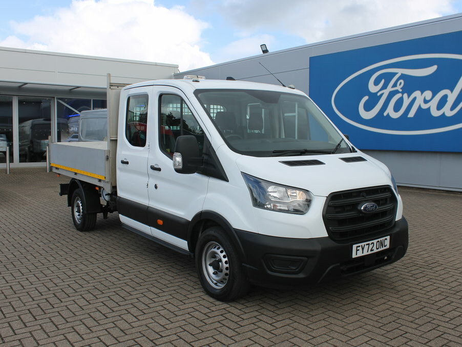 Ford Transit Custom 2.0 Ecoblue 130Ps Double Cab Tipper 1 Way White