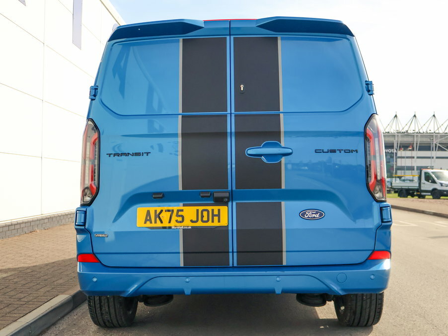 Ford Transit Custom 2.5 Phev 232Ps H1 Van Sport AK75JOH Blue #5