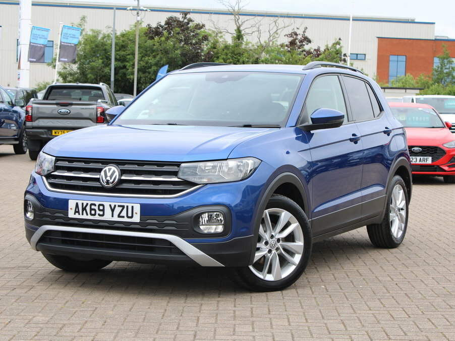 Volkswagen T-Cross 1.0 Tsi 115 Se AK69YZU Blue #2