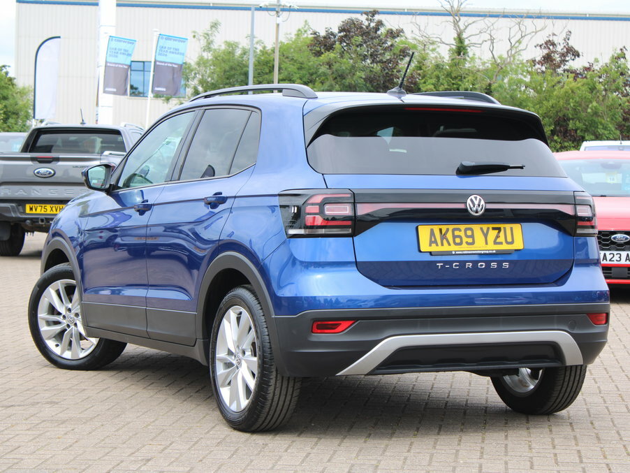 Volkswagen T-Cross 1.0 Tsi 115 Se AK69YZU Blue #5