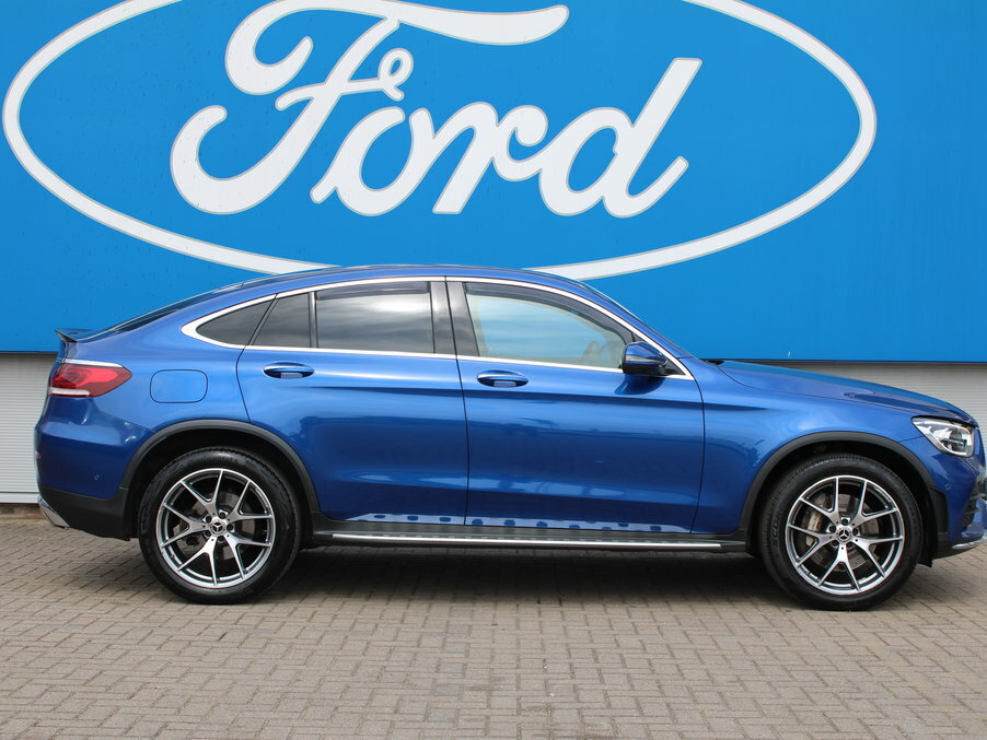 Mercedes-Benz GLC Class Coupe Glc 300D 4Matic Amg Line Prem Plus 9G-tr YX72KKN Blue #4