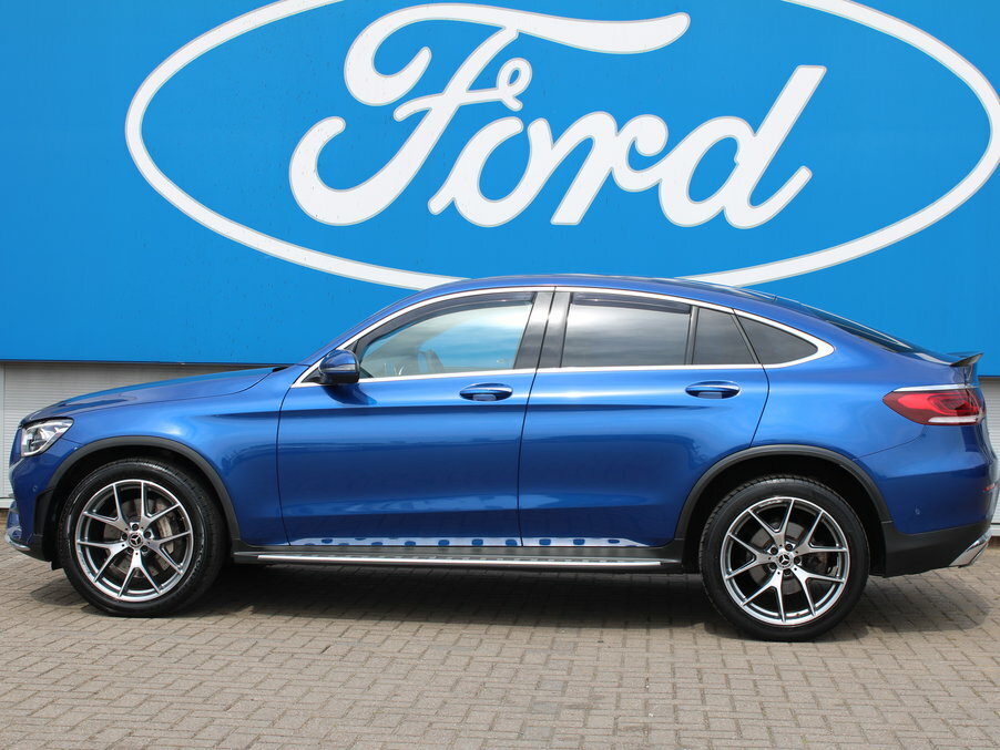 Mercedes-Benz GLC Class Coupe Glc 300D 4Matic Amg Line Prem Plus 9G-tr YX72KKN Blue #3