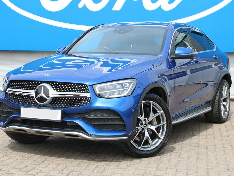 Mercedes-Benz GLC Class Coupe Glc 300D 4Matic Amg Line Prem Plus 9G-tr YX72KKN Blue #2