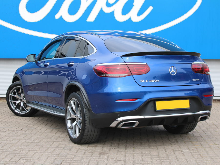 Mercedes-Benz GLC Class Coupe Glc 300D 4Matic Amg Line Prem Plus 9G-tr YX72KKN Blue #5