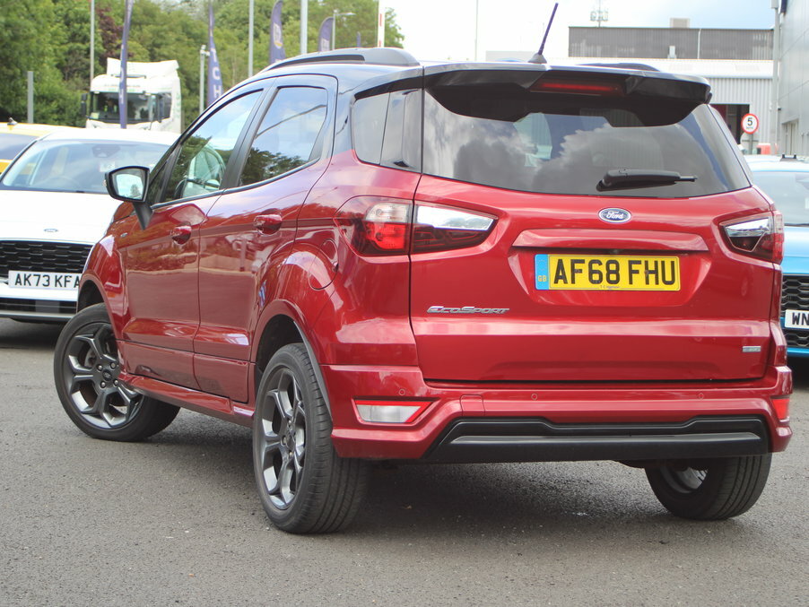 Ford Ecosport 1.0 Ecoboost 140 St-line AF68FHU Red #3