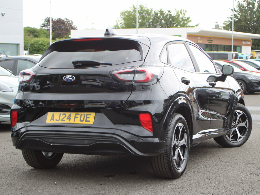 Ford Puma 1.0 Ecoboost Hybrid Mhev St-line AJ24FUE Black #4