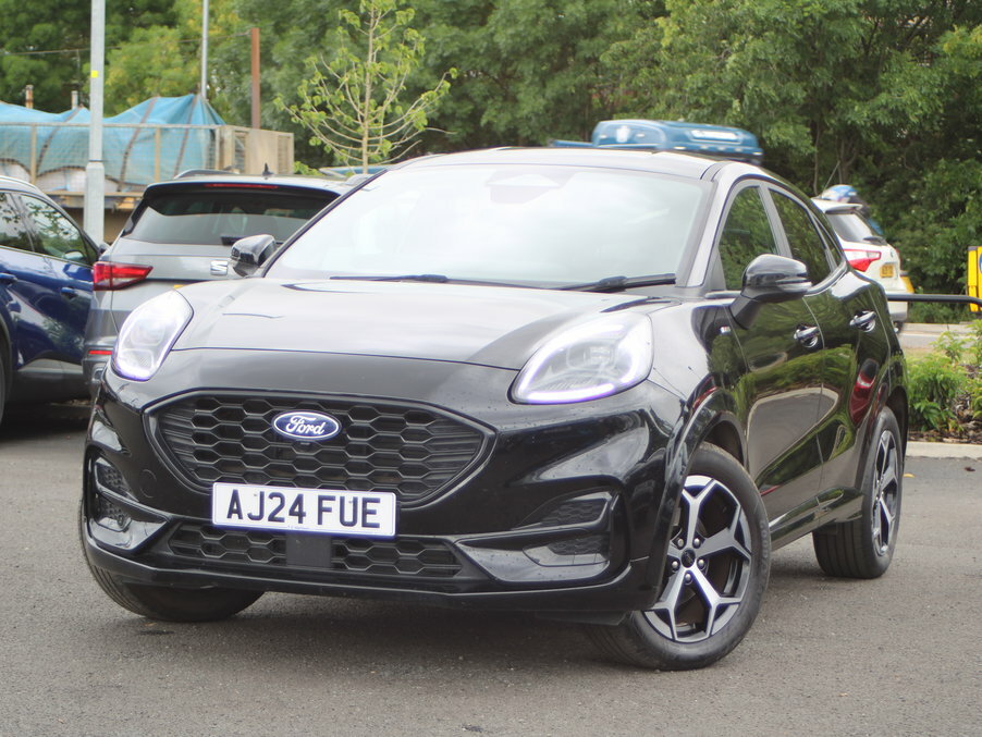 Ford Puma 1.0 Ecoboost Hybrid Mhev St-line AJ24FUE Black #2