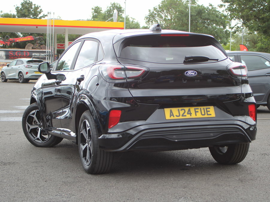Ford Puma 1.0 Ecoboost Hybrid Mhev St-line AJ24FUE Black #3