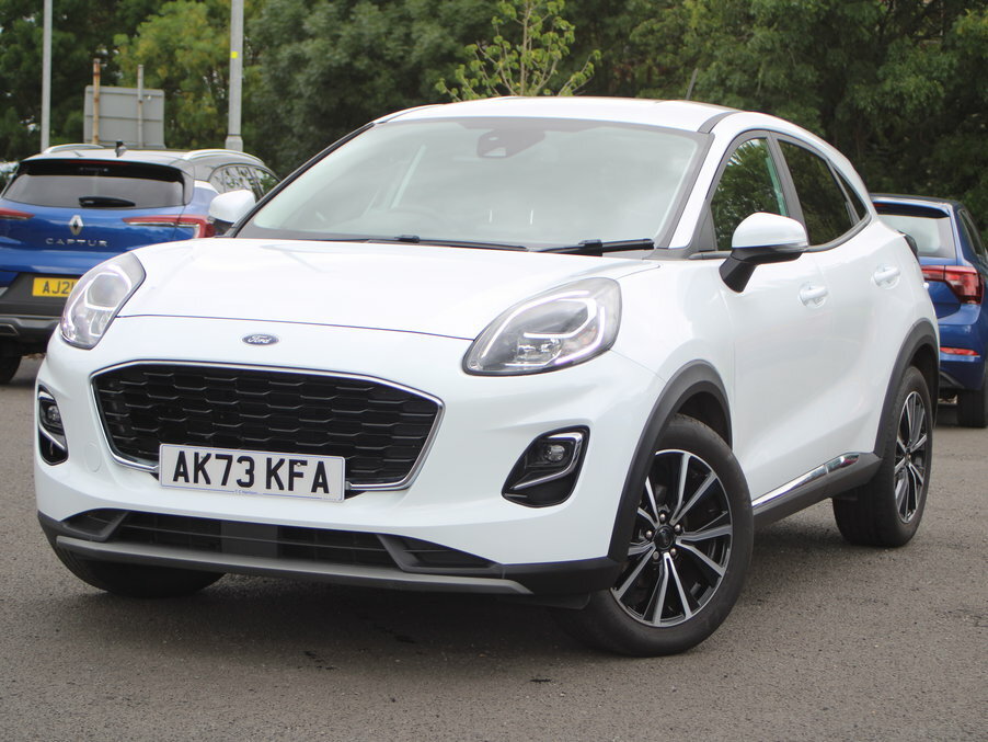 Ford Puma 1.0 Ecoboost Hybrid Mhev Titanium AK73KFA White #2