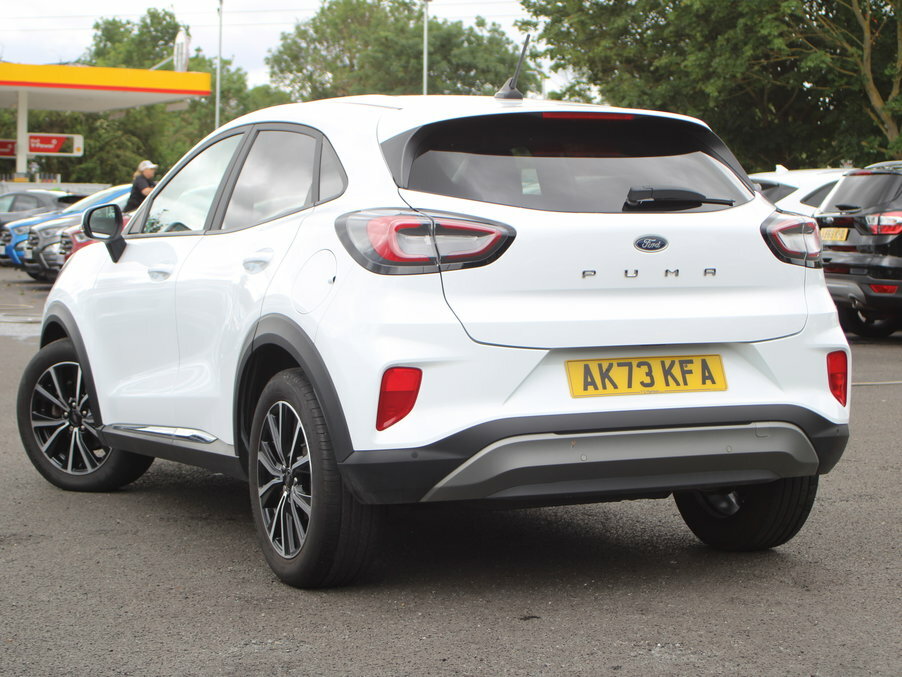 Ford Puma 1.0 Ecoboost Hybrid Mhev Titanium AK73KFA White #3