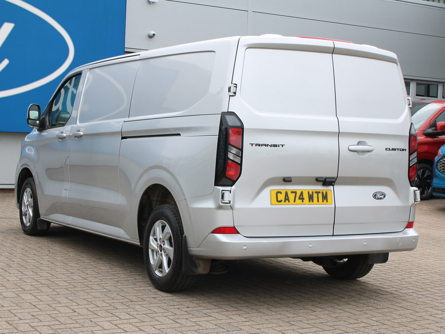 Ford Transit Custom 2.0 Ecoblue 136Ps H1 Van Limited CA74WTM Silver #3