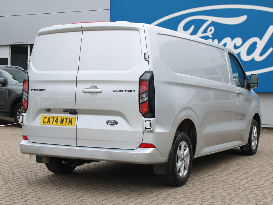 Ford Transit Custom 2.0 Ecoblue 136Ps H1 Van Limited CA74WTM Silver #4