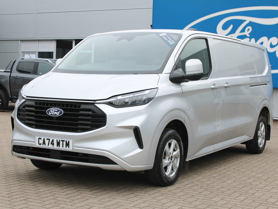 Ford Transit Custom 2.0 Ecoblue 136Ps H1 Van Limited CA74WTM Silver #2