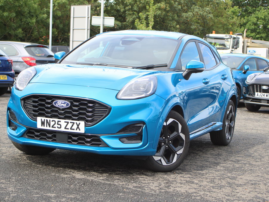 Ford Puma 1.0 Ecoboost Hybrid Mhev 155 St-line X Dct WN25ZZX Blue #2