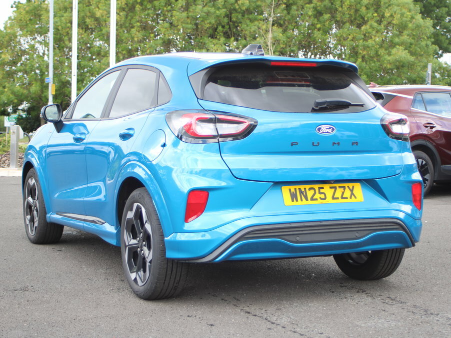 Ford Puma 1.0 Ecoboost Hybrid Mhev 155 St-line X Dct WN25ZZX Blue #2