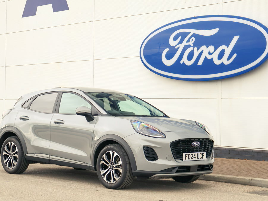 Ford Puma 1.0 Ecoboost Hybrid Mhev Titanium FD24UCF Silver