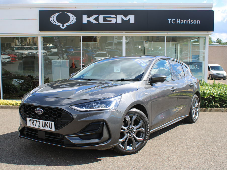 Ford Focus 1.0 Ecoboost Hybrid Mhev 155 St-line YR73UKU Grey #3