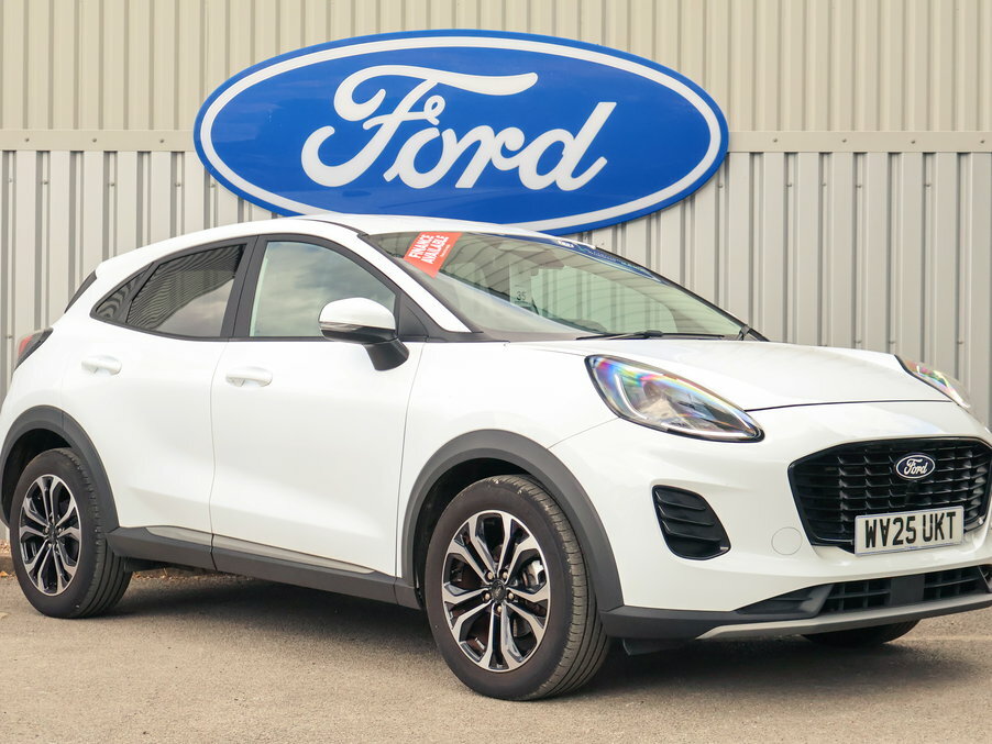 Ford Puma 1.0 Ecoboost Hybrid Mhev Titanium Dct WV25UKT White