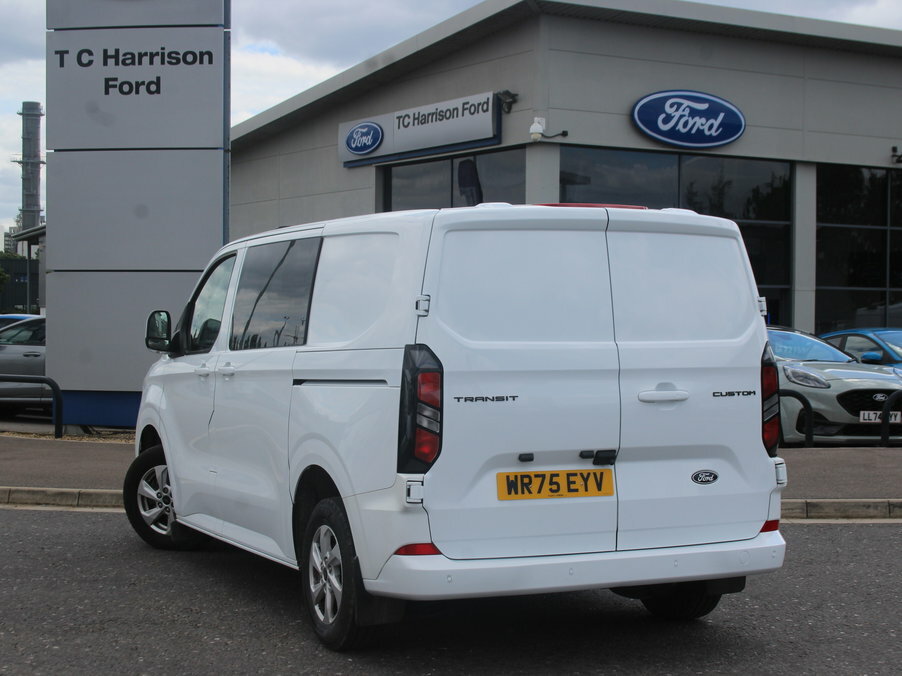 Ford Transit Custom 2.0 Ecoblue 136Ps H1 Double Cab Van Limited WR75EYV White #6
