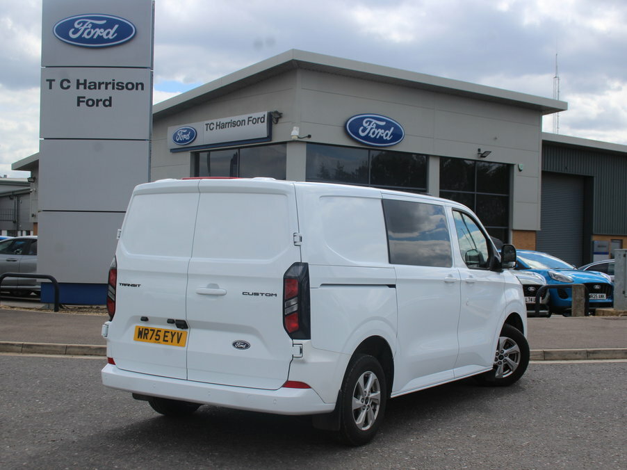 Ford Transit Custom 2.0 Ecoblue 136Ps H1 Double Cab Van Limited WR75EYV White #4