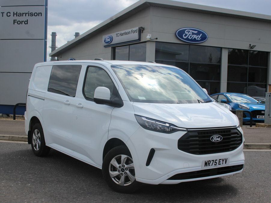 Ford Transit Custom 2.0 Ecoblue 136Ps H1 Double Cab Van Limited WR75EYV White