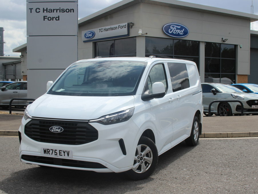 Ford Transit Custom 2.0 Ecoblue 136Ps H1 Double Cab Van Limited WR75EYV White #3