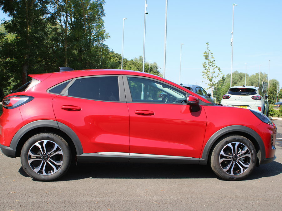 Ford Puma 1.0 Ecoboost Hybrid Mhev Titanium Dct WV25RYA Red #4