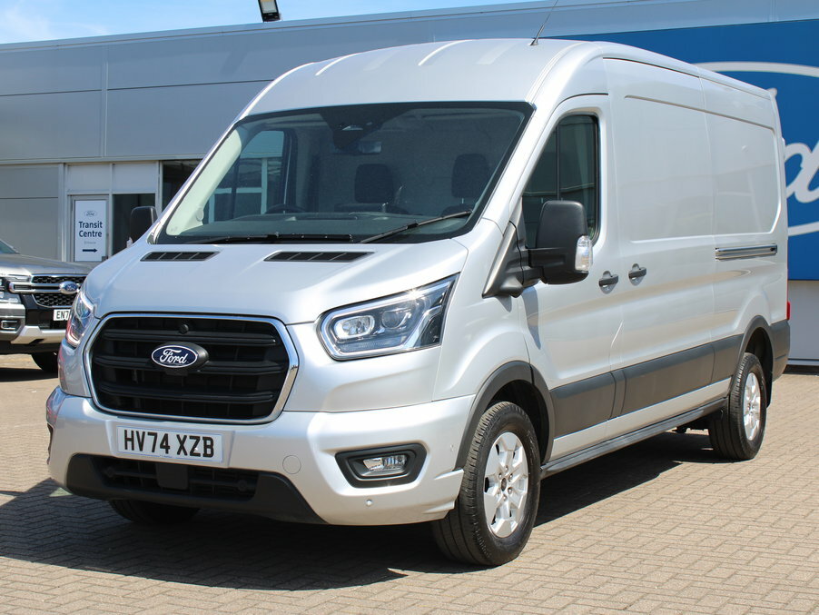 Ford Transit Custom 2.0 Ecoblue 165Ps H2 Limited Van Nav HV74XZB Silver #3