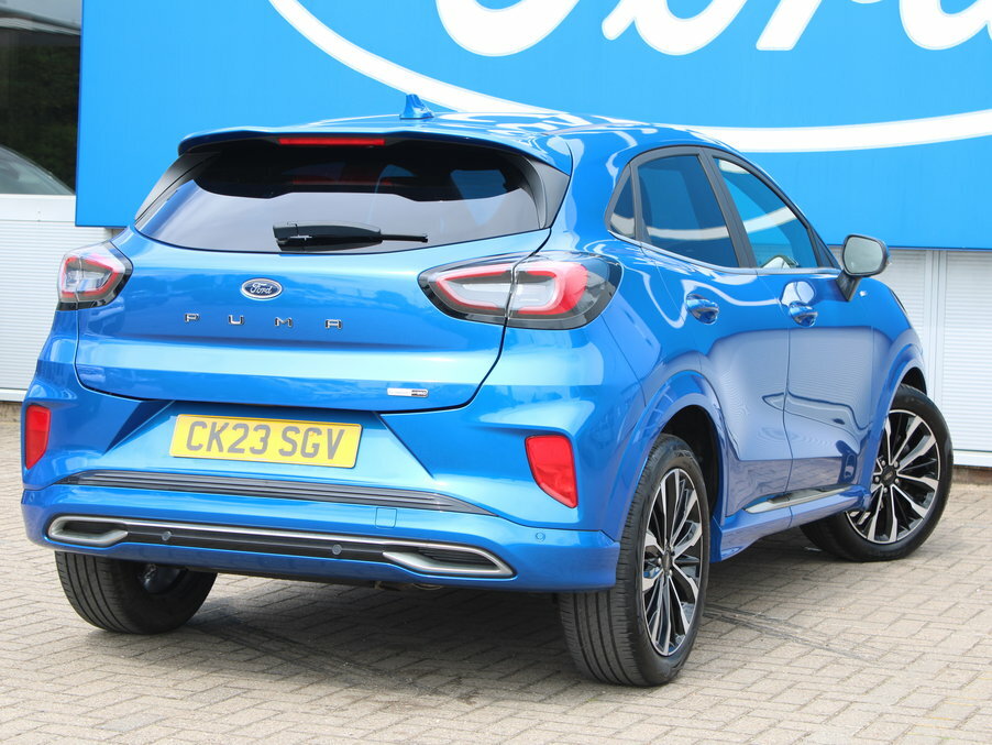 Ford Puma 1.0 Ecoboost Hybrid Mhev 155 St-line Vignale CK23SGV Blue #6