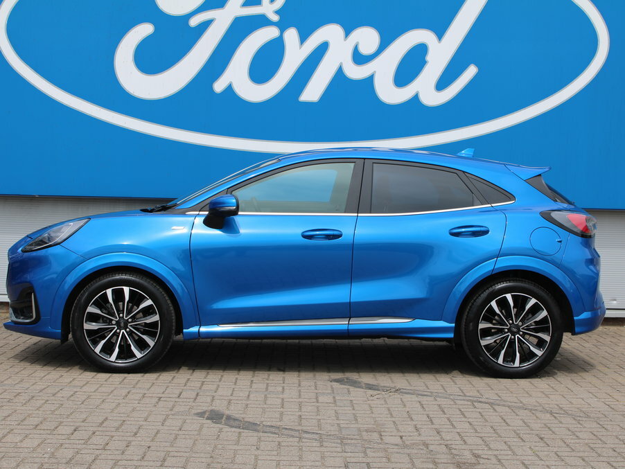 Ford Puma 1.0 Ecoboost Hybrid Mhev 155 St-line Vignale CK23SGV Blue #3