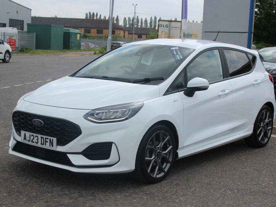 Ford Fiesta 1.0 Ecoboost Hybrid Mhev 125 St-line White #3