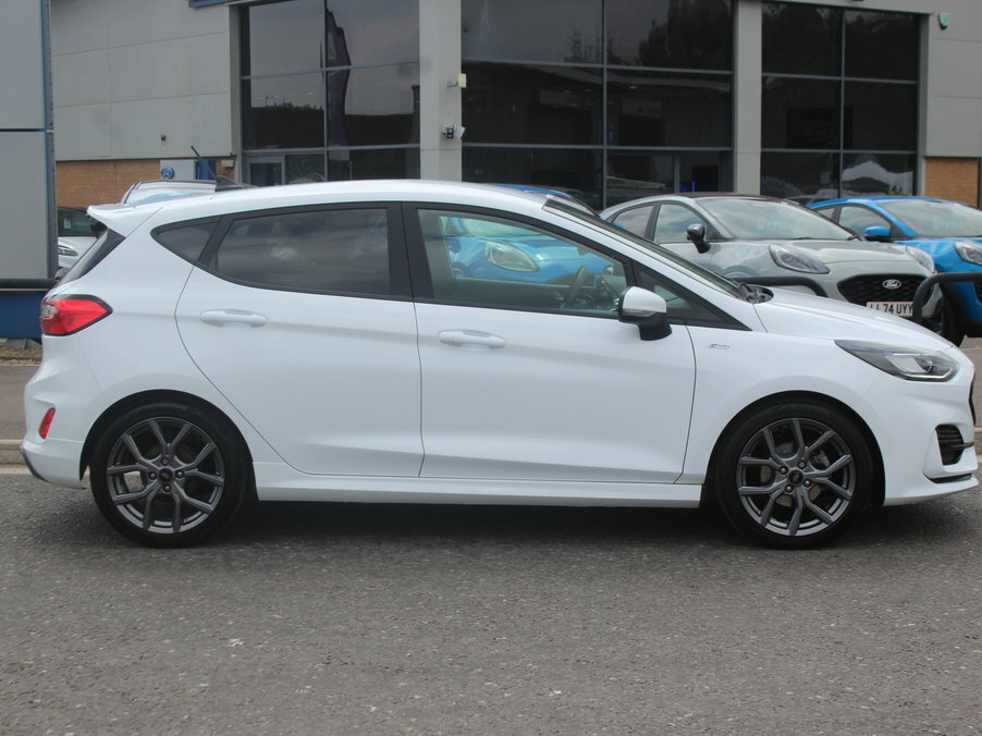 Ford Fiesta 1.0 Ecoboost Hybrid Mhev 125 St-line White #4