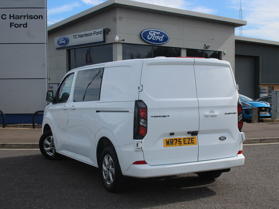 Ford Transit Custom 2.0 Ecoblue 136Ps H1 Double Cab Van Limited WR75EZE White #4