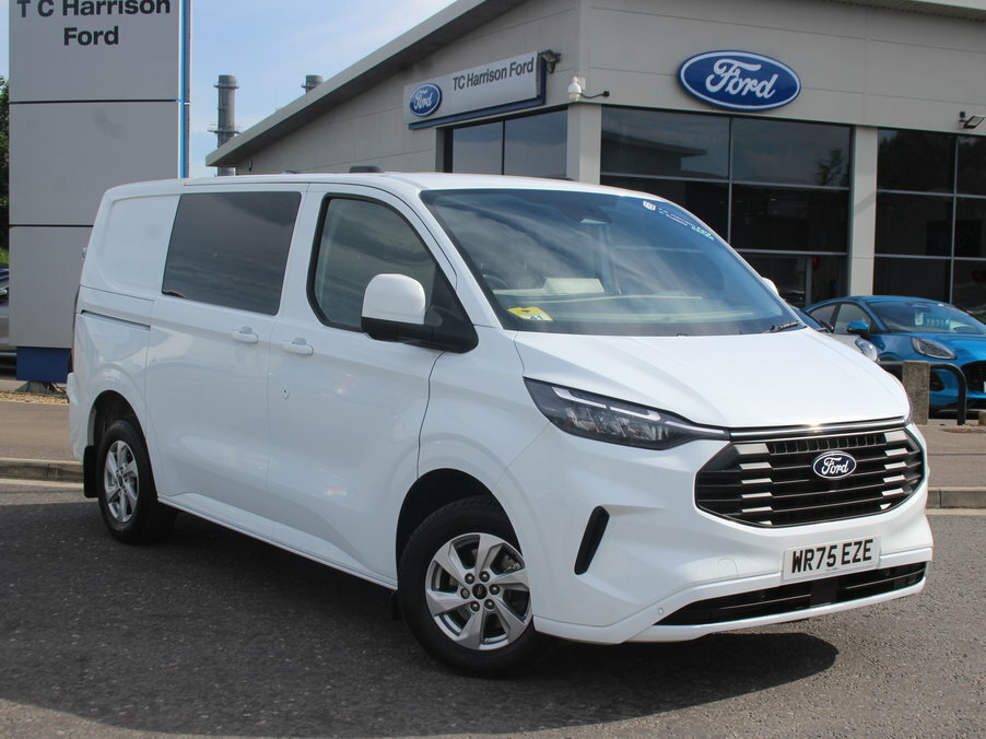 Ford Transit Custom 2.0 Ecoblue 136Ps H1 Double Cab Van Limited WR75EZE White