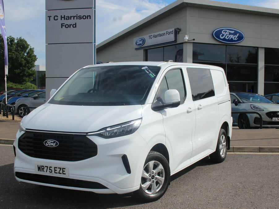 Ford Transit Custom 2.0 Ecoblue 136Ps H1 Double Cab Van Limited WR75EZE White #2