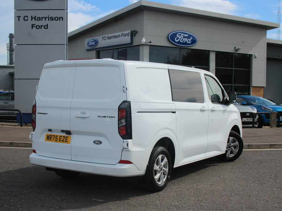 Ford Transit Custom 2.0 Ecoblue 136Ps H1 Double Cab Van Limited WR75EZE White #3