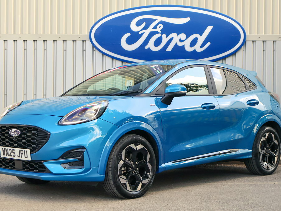 Ford Puma 1.0 Ecoboost Hybrid Mhev 155 St-line X Dct WN25JFU Blue #2