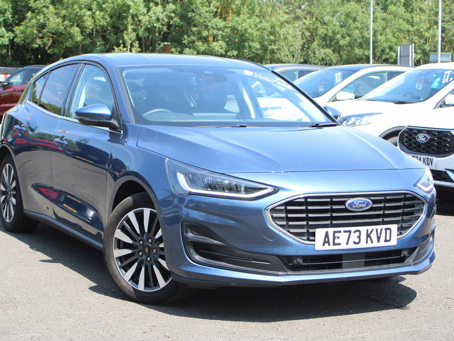 Ford Focus 1.0 Ecoboost Hybrid Mhev 155 Titanium X Blue