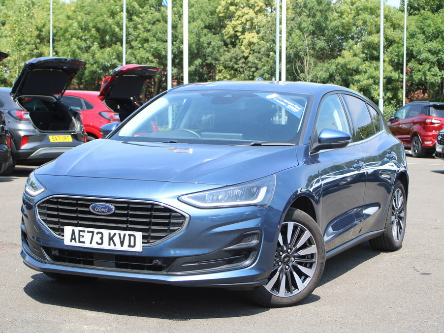 Ford Focus 1.0 Ecoboost Hybrid Mhev 155 Titanium X Blue #2