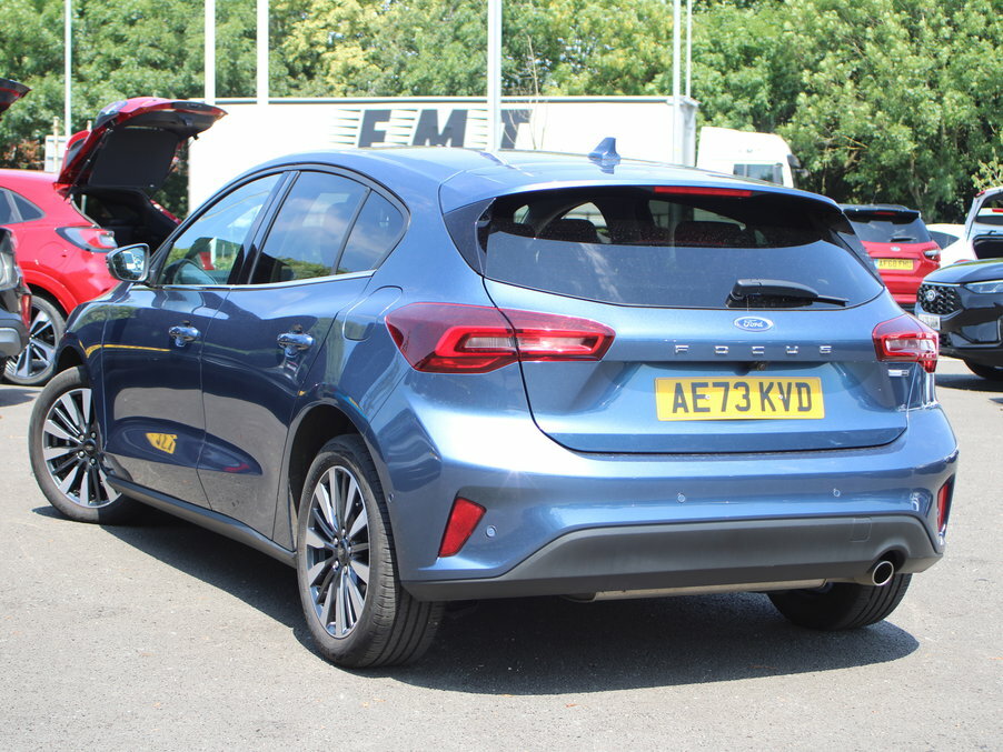 Ford Focus 1.0 Ecoboost Hybrid Mhev 155 Titanium X Blue #5