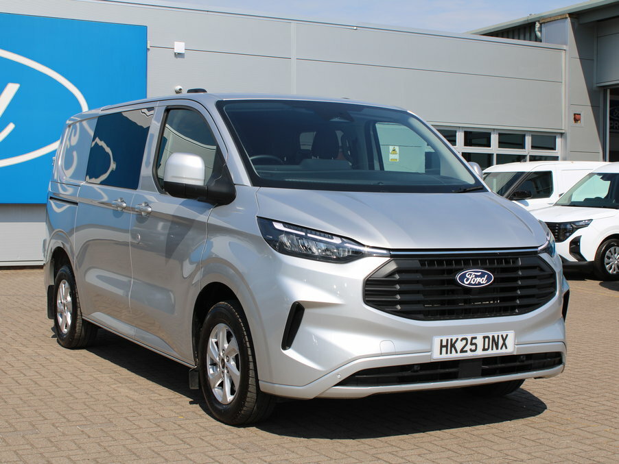 Ford Transit Custom 2.0 Ecoblue 136Ps H1 Double Cab Van Limited HK25DNX Silver