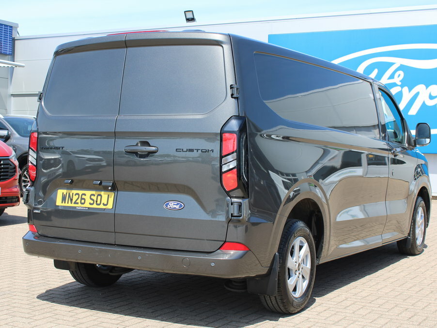 Ford Transit Custom 2.5 Phev 232Ps H1 Van Limited WN26SOJ Grey #4