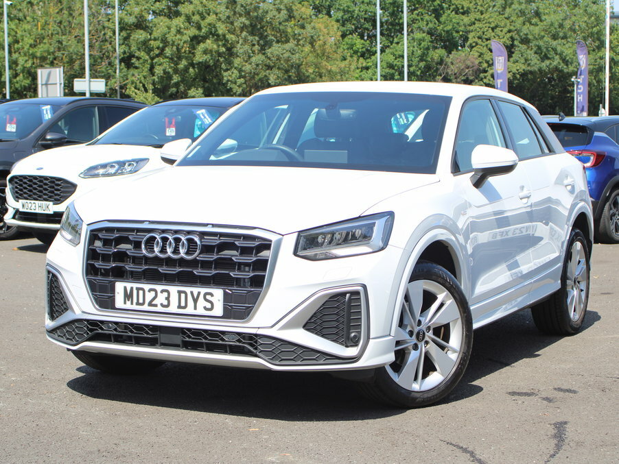 Audi Q2 35 Tfsi S Line White #2