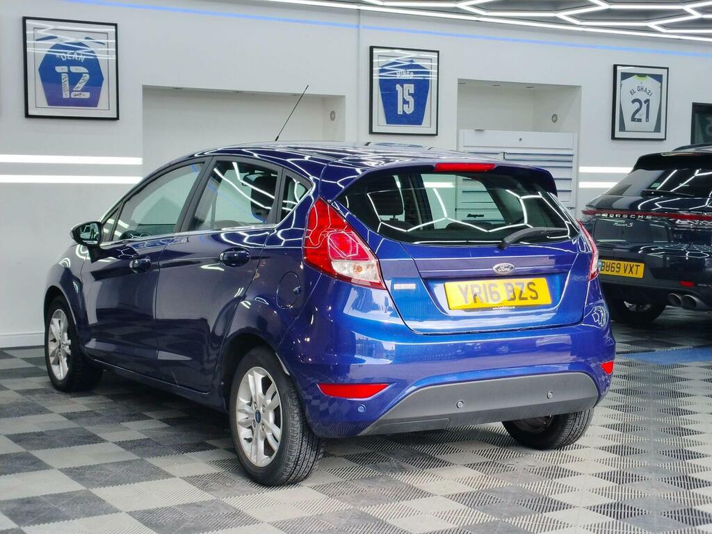 Ford Fiesta Hatchback 1.0T Ecoboost Zetec Powershift Euro 6 YR16BZS Blue #4