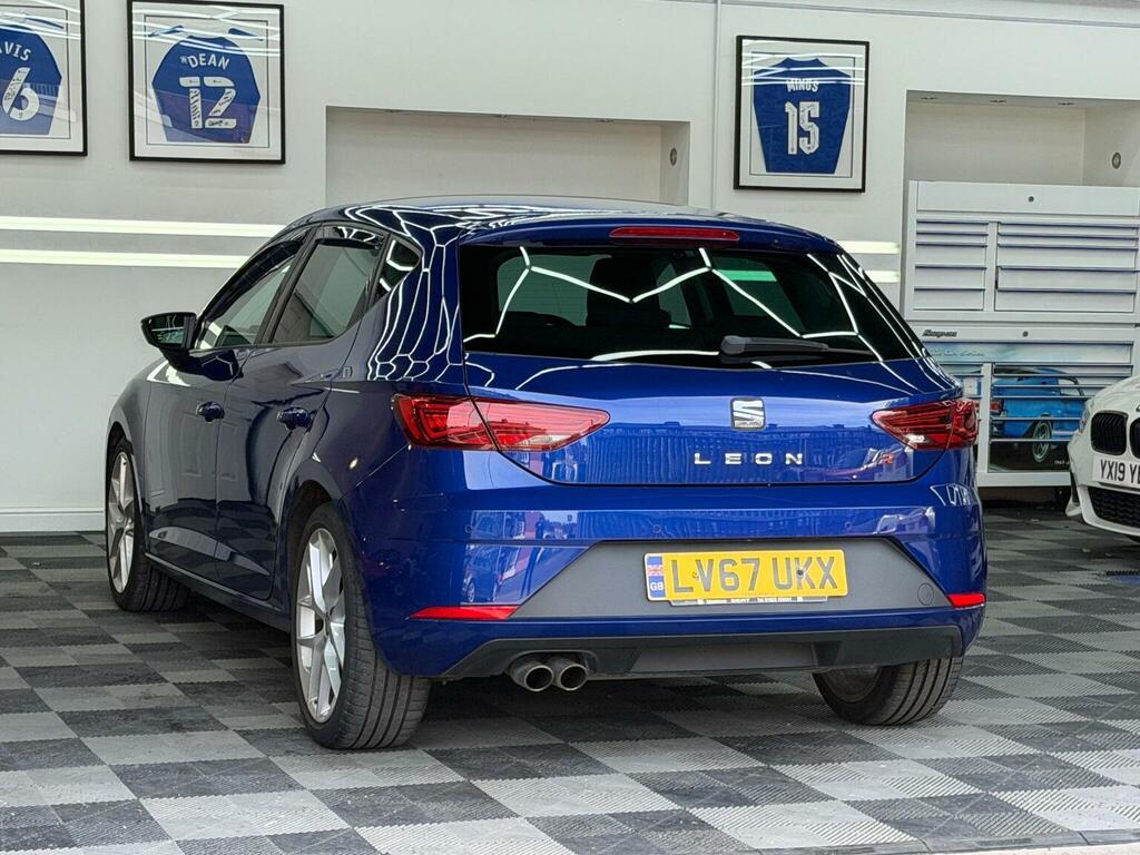 Seat Leon Hatchback 1.4 Tsi Fr Technology Euro 6 Ss LV67UKX Blue #4