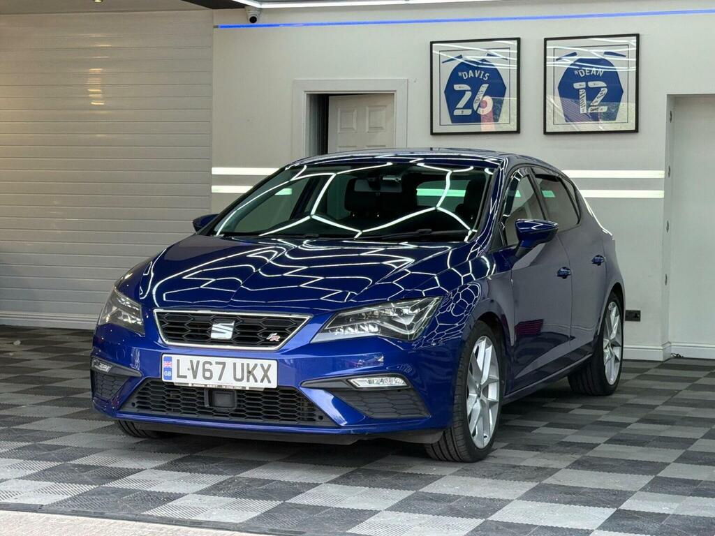 Seat Leon Hatchback 1.4 Tsi Fr Technology Euro 6 Ss LV67UKX Blue #3