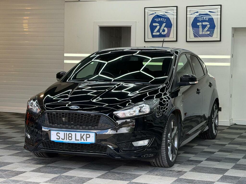 Ford Focus Hatchback 1.5 Tdci St-line X Euro 6 Ss 201 SJ18LKP Black #3