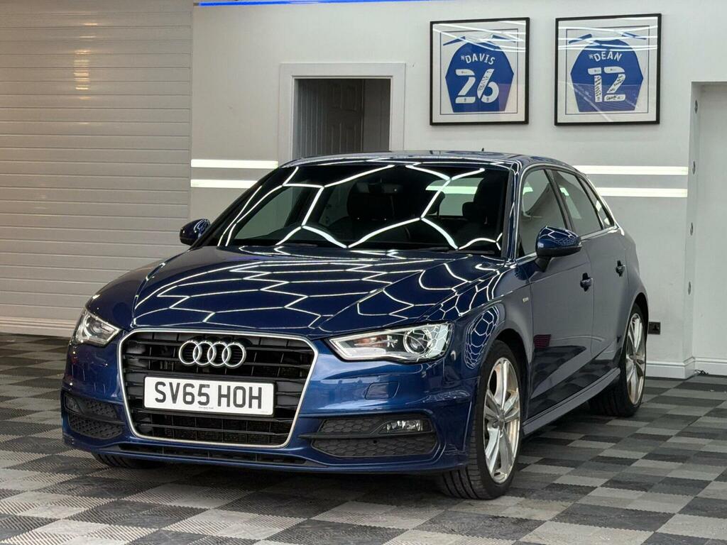 Audi A3 Hatchback 1.4 Tfsi Cod S Line Sportback S Tronic E SV65HOH Blue #3