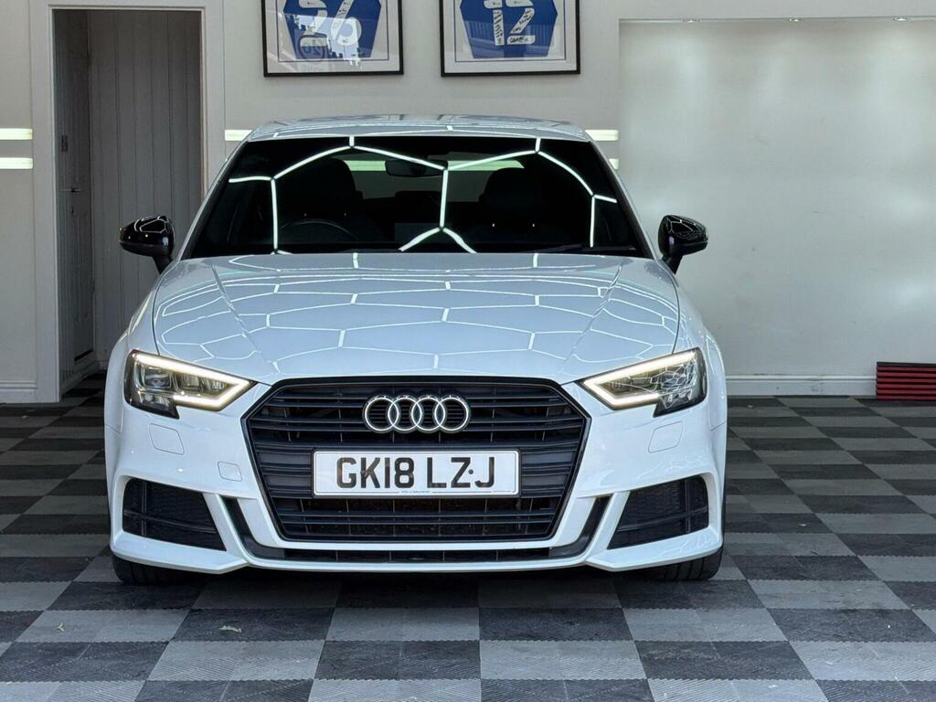 Audi A3 Hatchback 1.5 Tfsi Cod Black Edition Sportback S T GK18LZJ White #2