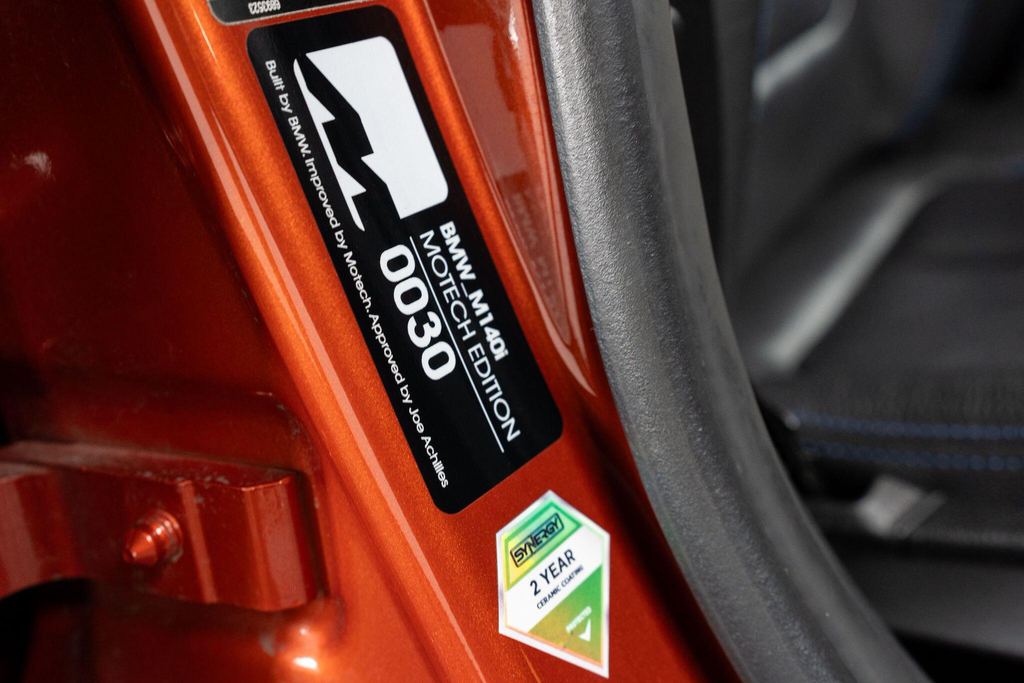 BMW 1 Series Hatchback DT68NNG Orange #4